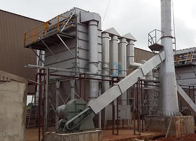 Pollution control system by ACS